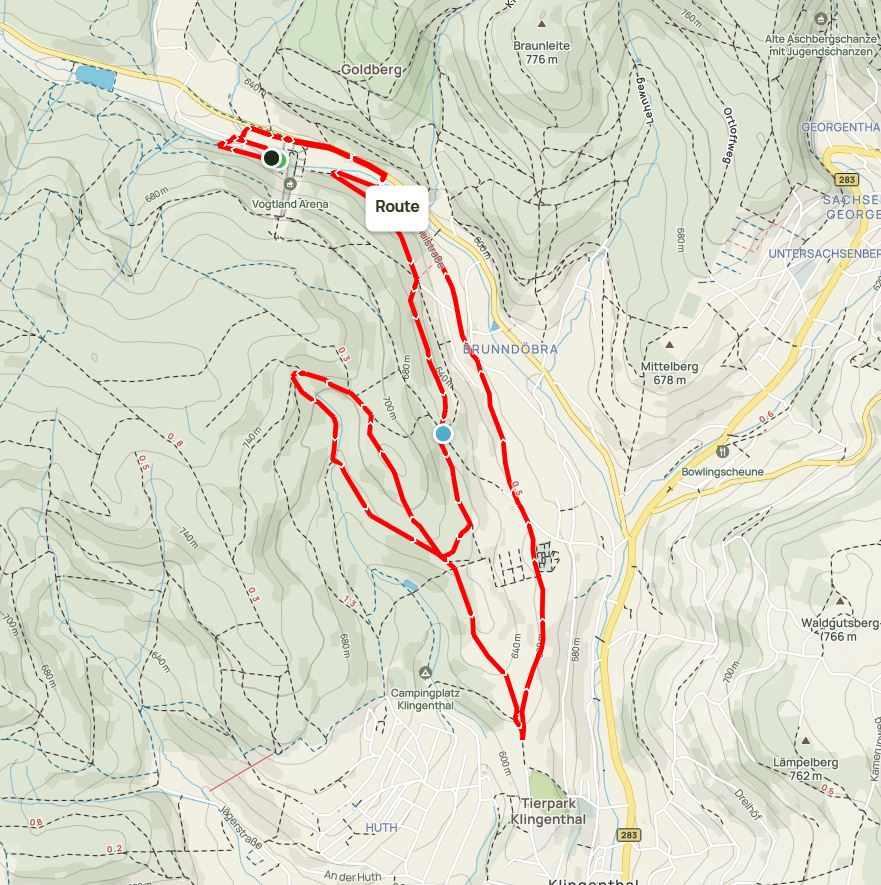 10 km Strecke