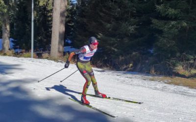 Klingenthaler Langläufer kämpfen beim Schülercup in Oberwiesenthal