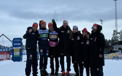 Jenny Nowak springt im FIS Continental Cup aufs Podest